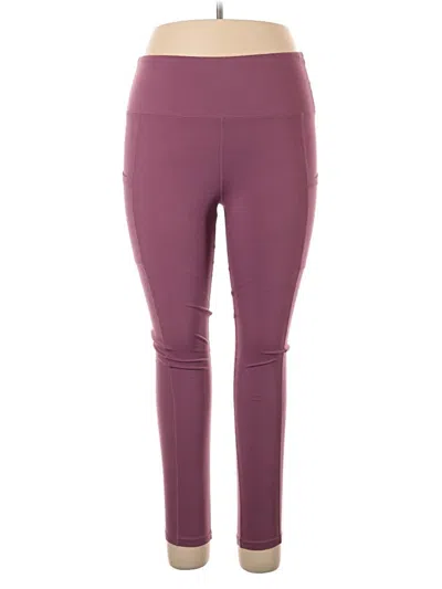 Pre-owned Tuff Athletics Active Pants In Purple