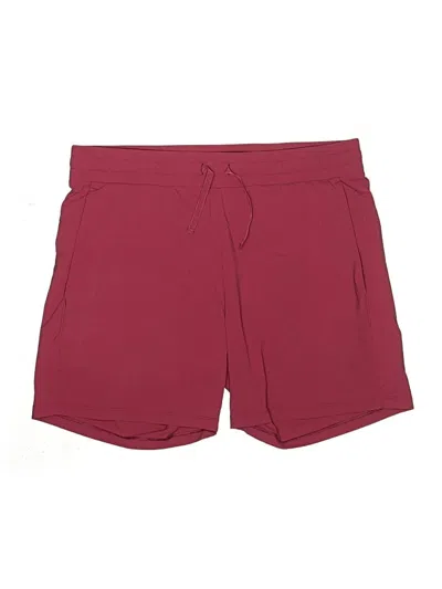 Pre-owned Tuff Athletics Athletic Shorts In Burgundy