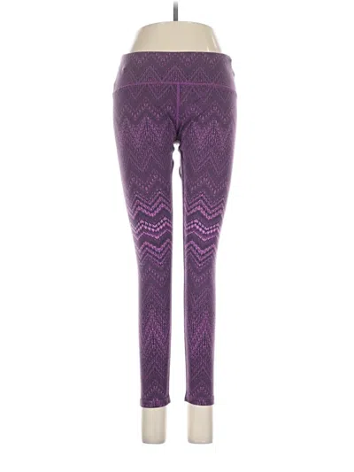 Pre-owned Tuff Athletics Leggings In Purple