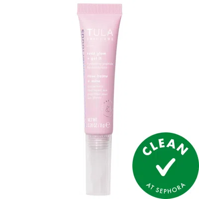 Tula Skincare Rose Glow + Get It Hydrating Peptide Lip Treatment 0.28 oz / 8 G In White