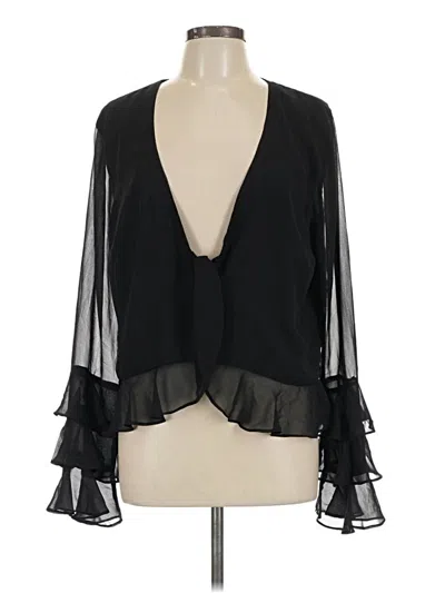 Pre-owned Tularosa 3/4 Sleeve Blouse In Black