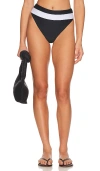 Tularosa Aleah High Waist Bottom In Black & White