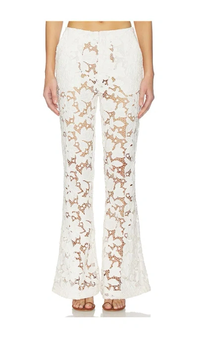 Tularosa Alino Flare Pant In White