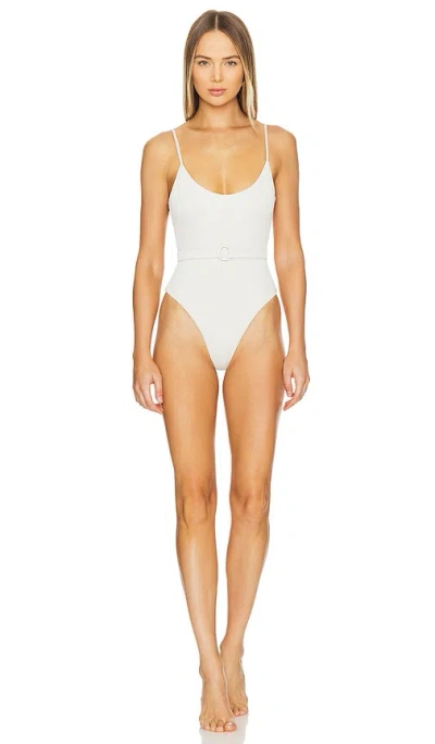 Tularosa Amalfi One Piece In White Sand