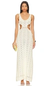 Tularosa Andros Dress In 象牙白