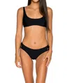 Tularosa B Swim Out Skye Sport Top In Black In Black
