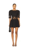 Tularosa Bonnie Mini Dress In Black