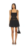 Tularosa Brixley Mini Dress In Black