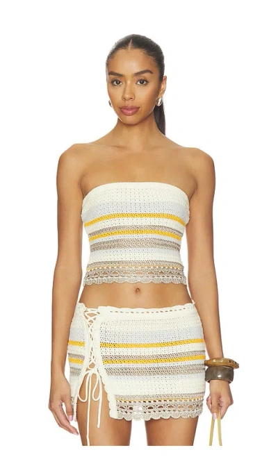 Tularosa Caila Strapless Top In Multi
