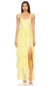 Tularosa Cantini Maxi Dress In Yellow