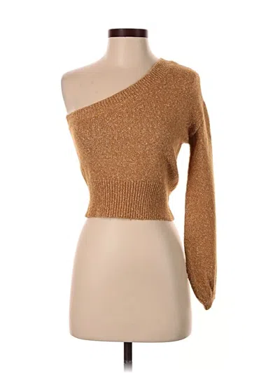 Pre-owned Tularosa Cardigan Sweater In Gold