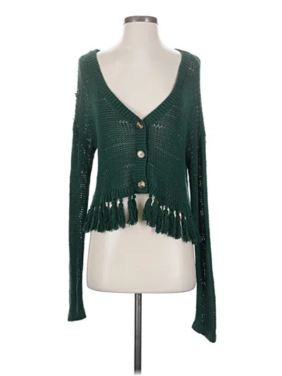 Pre-owned Tularosa Cardigan Sweater In Green