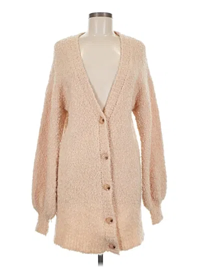 Pre-owned Tularosa Cardigan Sweater In Tan