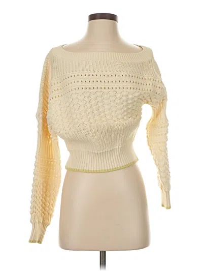 Pre-owned Tularosa Cardigan Sweater In Yellow