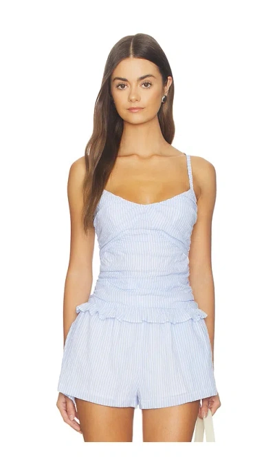 Tularosa Carmen Top In Blue