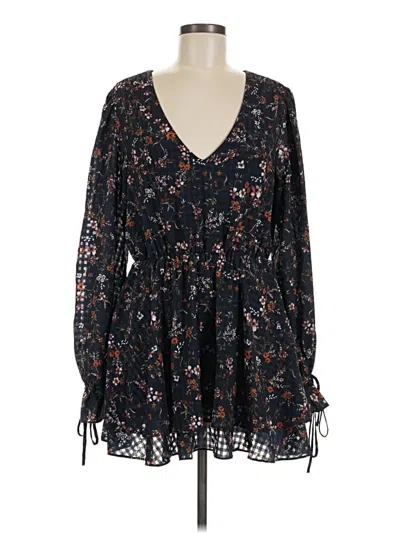 Pre-owned Tularosa Casual Dress In Black