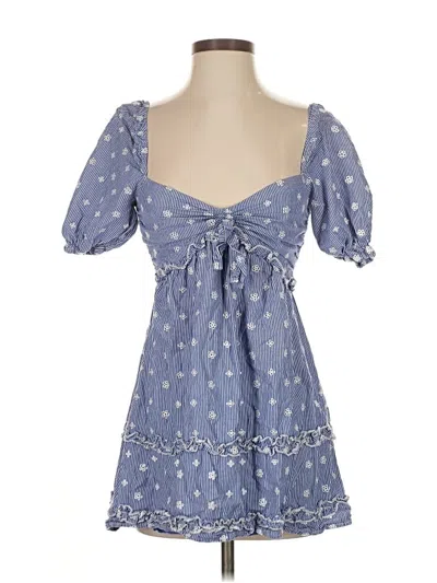 Pre-owned Tularosa Casual Dress In Blue