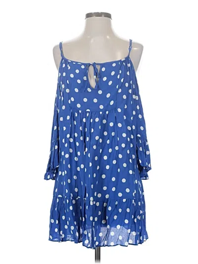 Pre-owned Tularosa Casual Dress In Blue