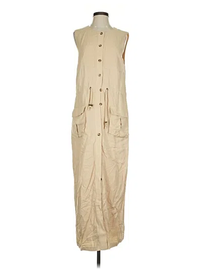 Pre-owned Tularosa Casual Dress In Brown