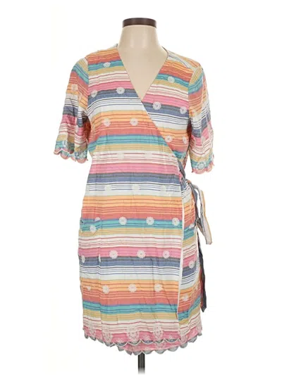 Pre-owned Tularosa Casual Dress In Brown