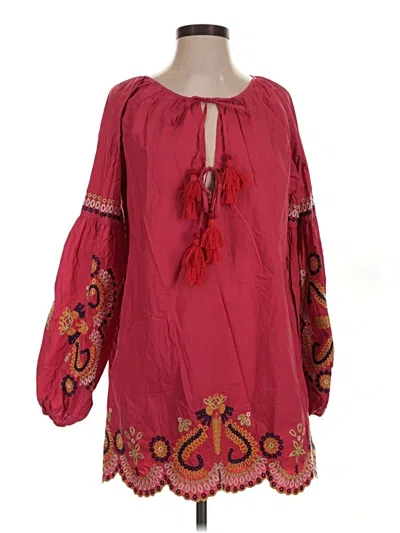 Pre-owned Tularosa Casual Dress In Burgundy