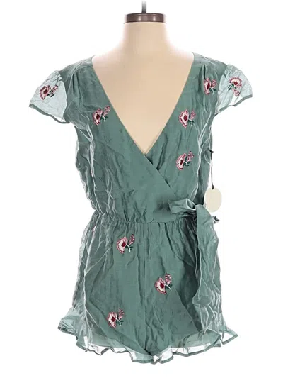 Pre-owned Tularosa Casual Dress In Green