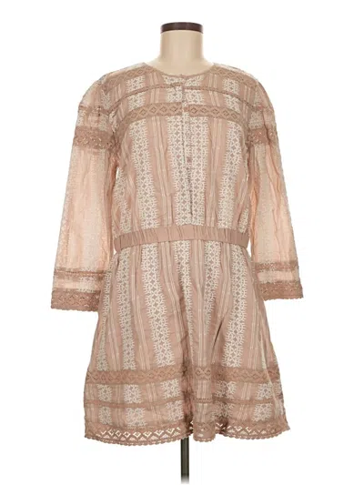 Pre-owned Tularosa Casual Dress In Tan