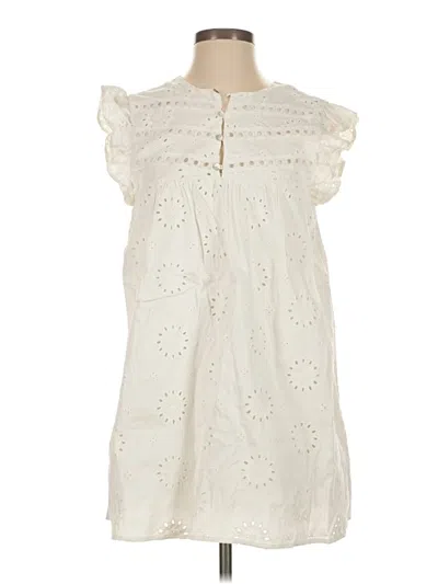 Pre-owned Tularosa Casual Dress In White