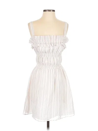 Pre-owned Tularosa Casual Dress In White