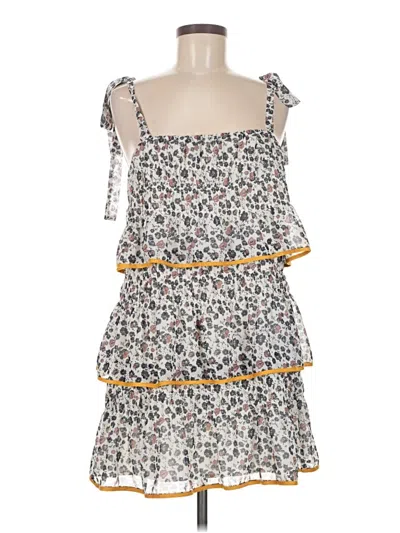 Pre-owned Tularosa Casual Dress In White
