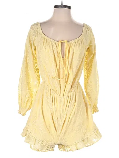 Pre-owned Tularosa Casual Dress In Yellow
