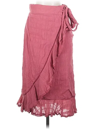 Pre-owned Tularosa Casual Skirt In Burgundy