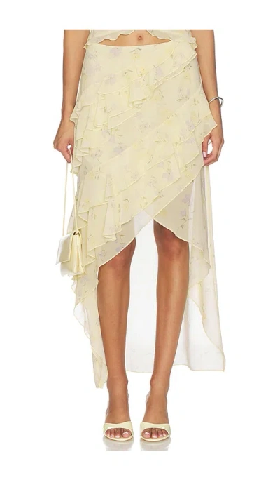 Tularosa Cecilia Maxi Skirt In Multi