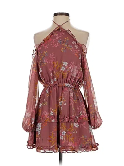 Pre-owned Tularosa Cocktail Dress In Burgundy
