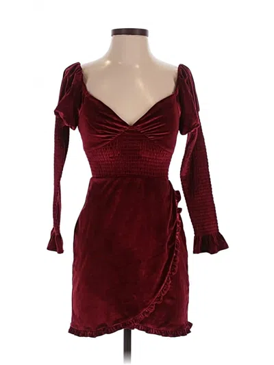 Pre-owned Tularosa Cocktail Dress In Burgundy