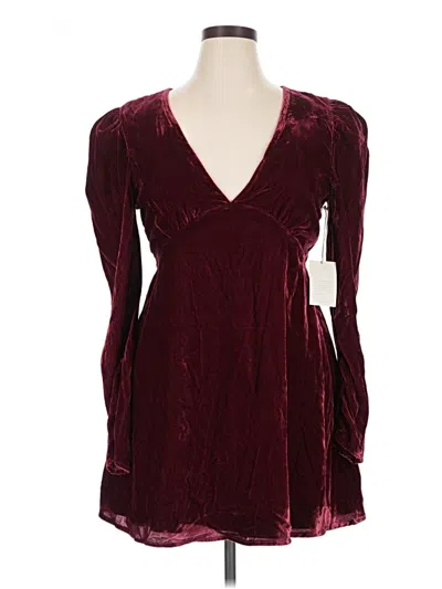 Pre-owned Tularosa Cocktail Dress In Burgundy