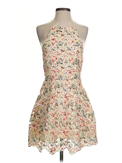 Pre-owned Tularosa Cocktail Dress In Tan