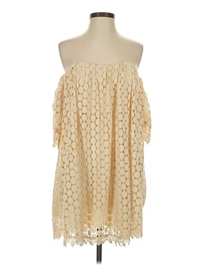Pre-owned Tularosa Cocktail Dress In Tan