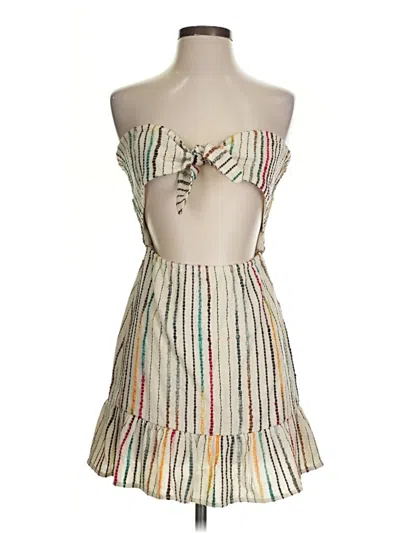 Pre-owned Tularosa Cocktail Dress In Tan
