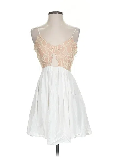 Pre-owned Tularosa Cocktail Dress In White