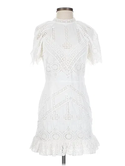 Pre-owned Tularosa Cocktail Dress In White