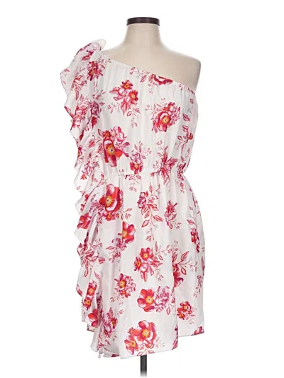 Pre-owned Tularosa Cocktail Dress In White