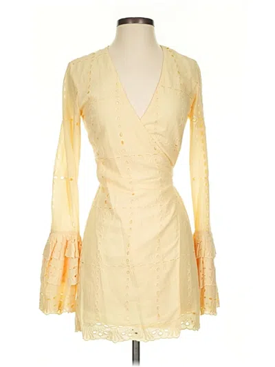 Pre-owned Tularosa Cocktail Dress In Yellow
