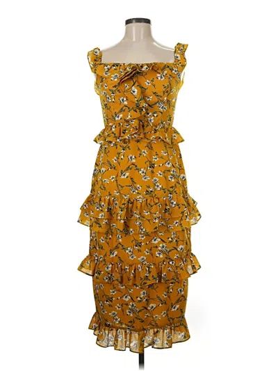 Pre-owned Tularosa Cocktail Dress In Yellow