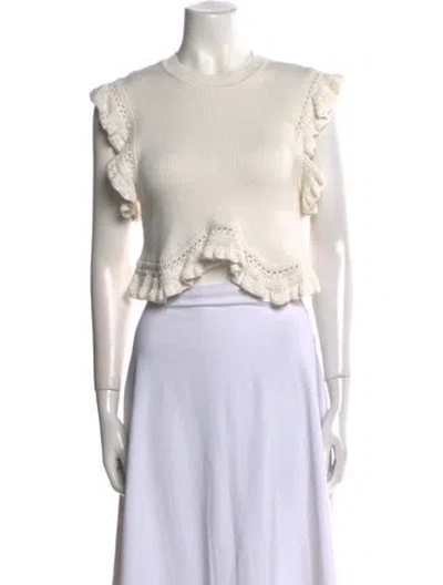 Pre-owned Tularosa Crew Neck Sweater In Neutral