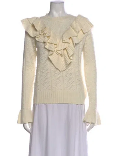 Pre-owned Tularosa Crew Neck Sweater In Neutral