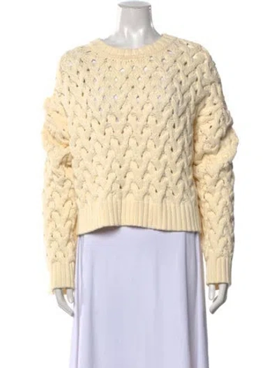 Pre-owned Tularosa Crew Neck Sweater In Neutrals