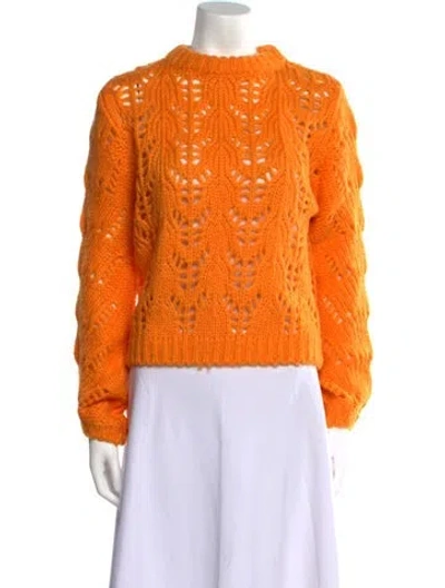Pre-owned Tularosa Crew Neck Sweater In Orange