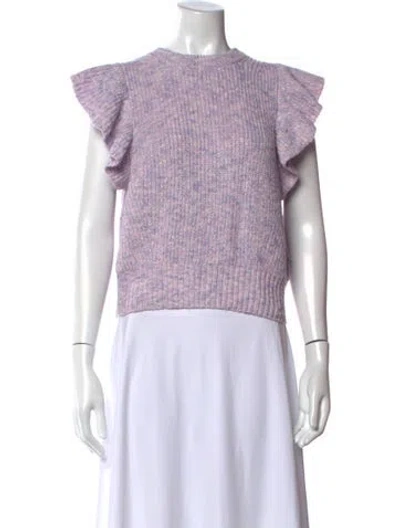 Pre-owned Tularosa Crew Neck Sweater In Purple
