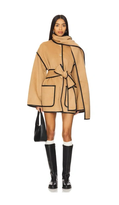 Tularosa Diana Coat In 카멜